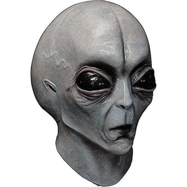 Ghyt Area 51 Alien Adult Grå Mask för Halloween