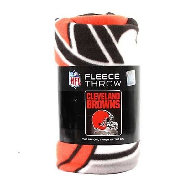 Cleveland Browns NFL Northwest "Mirror" Fleece Throw Multi-Color 50" x 60"