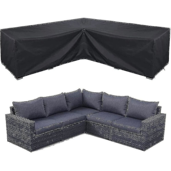 Corner Sofa Cover Waterproof Garden Furniture Set Cover Outdoor Sectional Furniture Cover 155*95*68cm