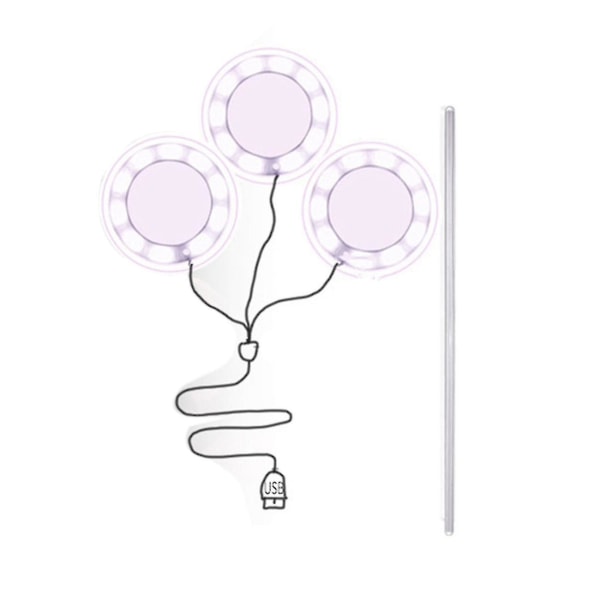 Ring Vokselys Dc5v Usb Phytolampe Til Planter Led Fuld Spektrum C