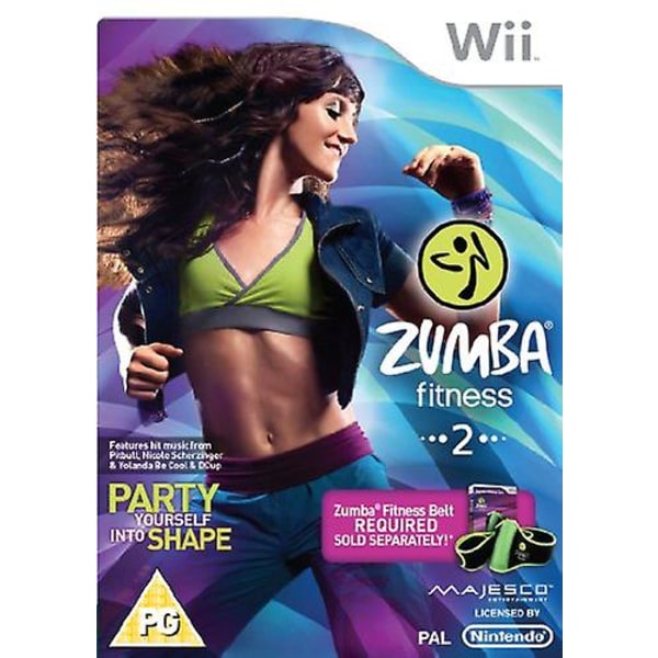 Zumba 2 Fitness (Wii) - Endast spel - PAL - Nytt