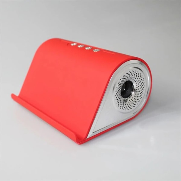 Trådlös snabbladdning Bluetooth högtalare Bärbar kolumnhögtalare Desktop Dual Speaker Subwoofer