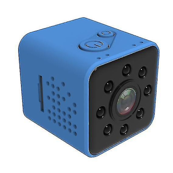 Sq23 Ultra Mini Dv Pocket Wifi 1080p videokamera med IR Night Vision 30m Vattentät (blå)