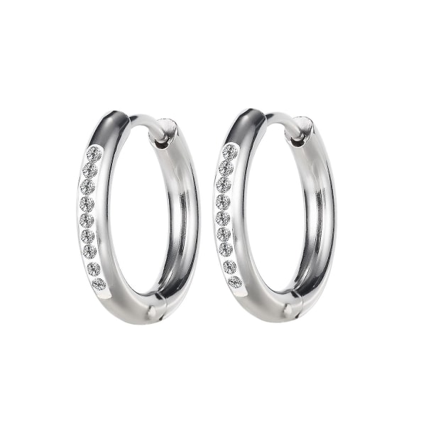 Hoop Earrings Circle Hoop Earrings For Men And Women Stainless Steel Earrings Versatile And Stylish