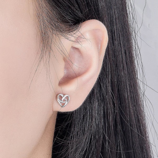Simple Love Heart Shape Stud Örhängen Förhindra Allergi Örhängen för smycken  presenter a700 | Fyndiq