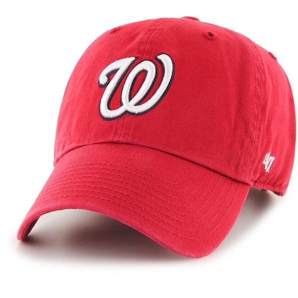 47 Brand Relaxed Fit Cap - MLB Washington Nationals ruttna Red
