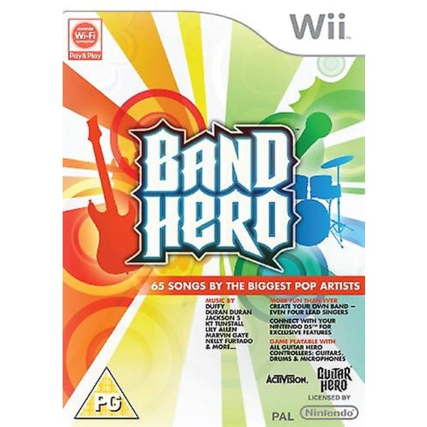 Band Hero - Endast spel (Wii) - PAL - Nytt