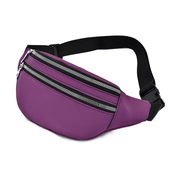 Sports Midjeveske Mobiltelefonveske Fanny Pack For Menn Kvinner Reiser Løping (blå) Purple