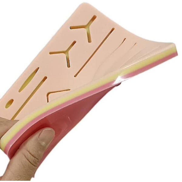 Suture Skin Practice Model Pad Medic Al Silicone Training Tool för att förfina suturtekniker