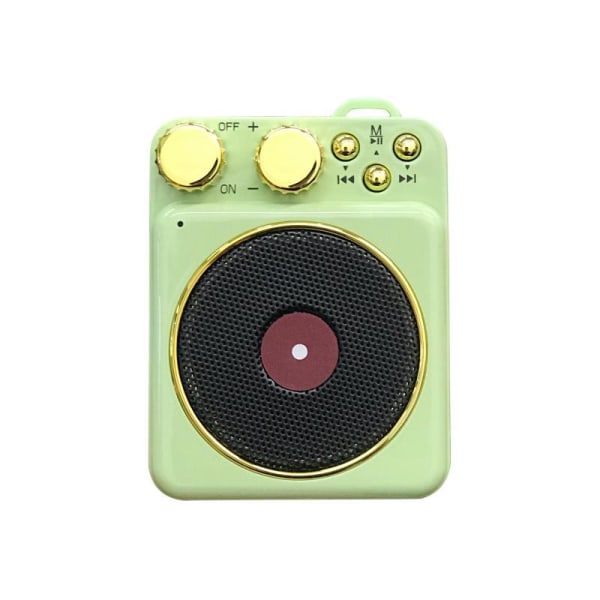 Mini Bluetooth -högtalare med band (grön)