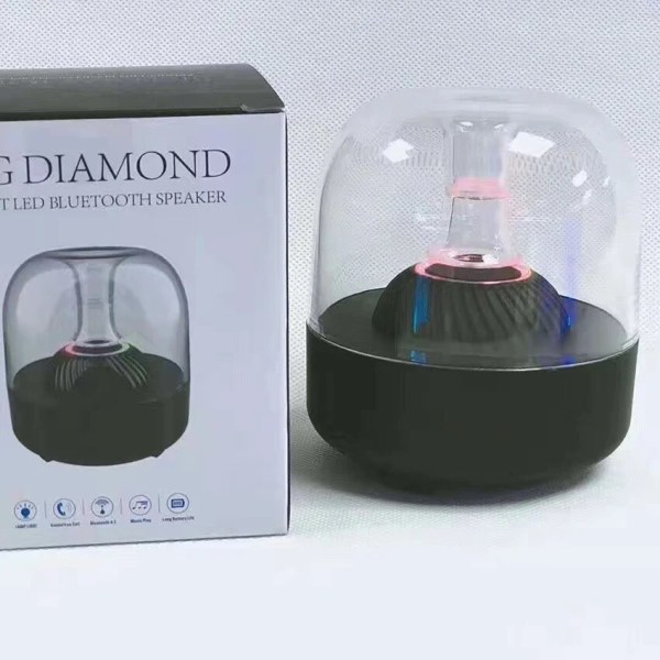 Mini Imitation Glass F7 trådlös Bluetooth kompatibel högtalare