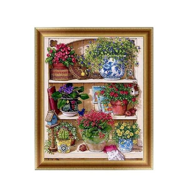 5d Handgjord diamond painting Landskap Diamantbroderi Bild Blommor Diamantteckning Mosaik Hem sovrumsinredning 130817 11.8x15.7 inch