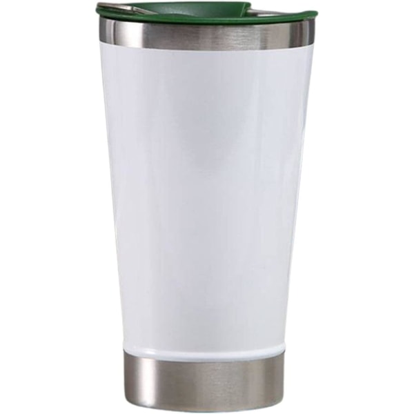 1st vakuumisolerad kaffemugg, kaffetermos i rostfritt stål, 500 ml kafferesemugg med lock för kaffevatten Ölglas Anti-svettläckage-pr