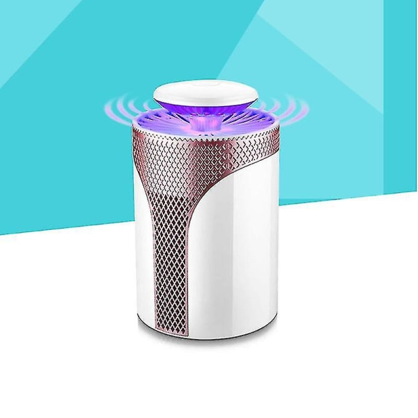 Bästsäljare Mute Photocatalyst Mosquito Killer Lamp USB Led Uv Mosquito Lamp Icke-strålning Mosquito Zapper Flugfälla Insekt Bug Killer Catcher (guld)