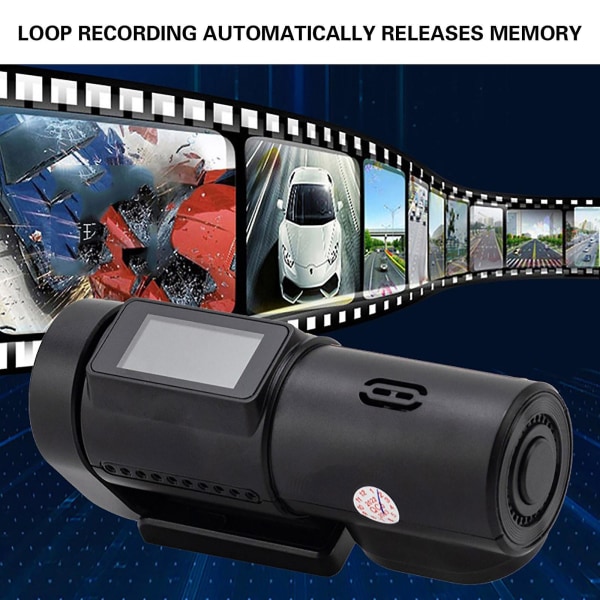 Hd Dash Cam 1080p Lingtong Dash Cam Wifi-anslutning till bilkamera multicolor