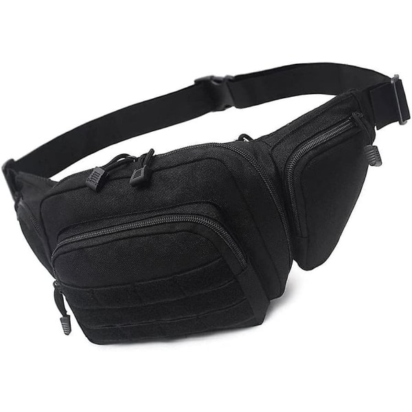 Tactical Waist Pack Väska påse Fanny Outdoors midjeväska Molle påsar Bum Medical Tactical bältespåse Nylon Multifunktionell Camping 1st