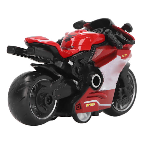 Træk Tilbage Motorcykel Legetøj Legering Simulation Model Børne Gave Samling Rød