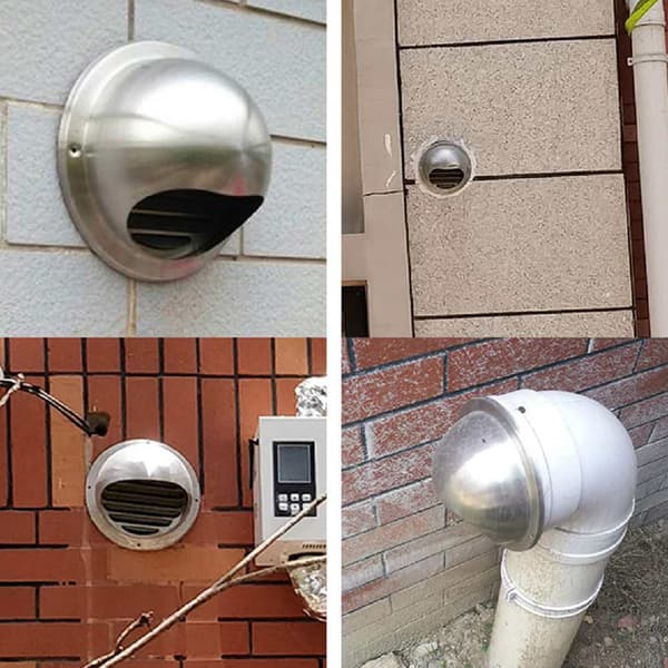 100/150mm Ventilasjon Uttak Rustfritt Stål Luftventil Gitterdeksel