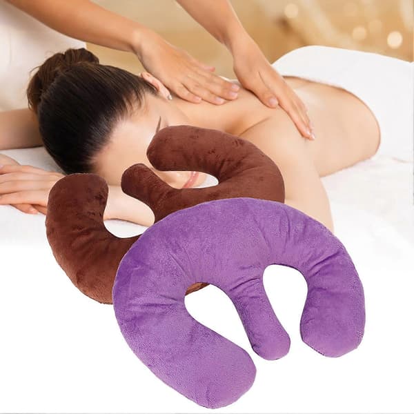 【BQ】Bryst fast støttepute Massasje Skjønnhet Spa Støttepute Brown