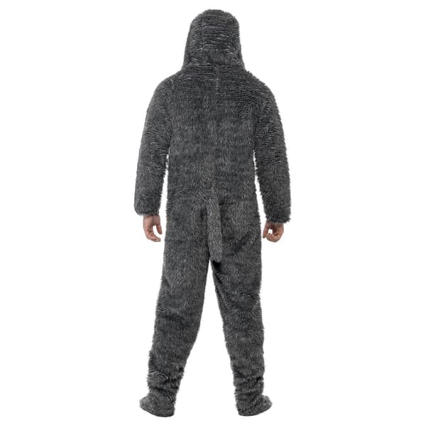Unisex fluffy hundebody til voksne Grå Grey L
