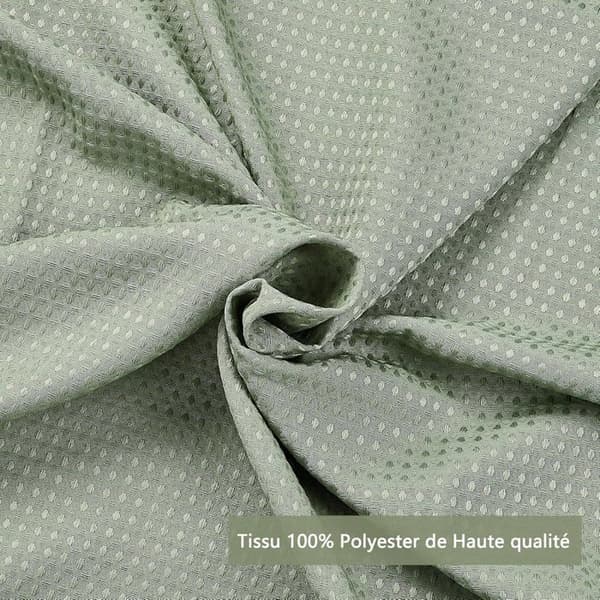 Vanntett Dusjforheng 180x180cm polyesterstoff - med 12 Kroker - Rosa