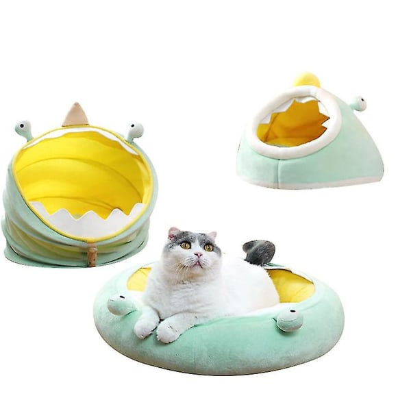 Cat Nest Självuppvärmande hopfällbar gossäng Mjuk Pet Nest Cat Caves type1