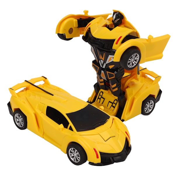 2 Pak Gul Deformationsbil 2 i 1 Transformerende Robotter til Drenge Over 3