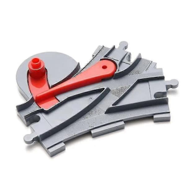 【BQ】Duplo Train Track Block Crossing Parts Railway Switch Building Blocks Gift -gt
