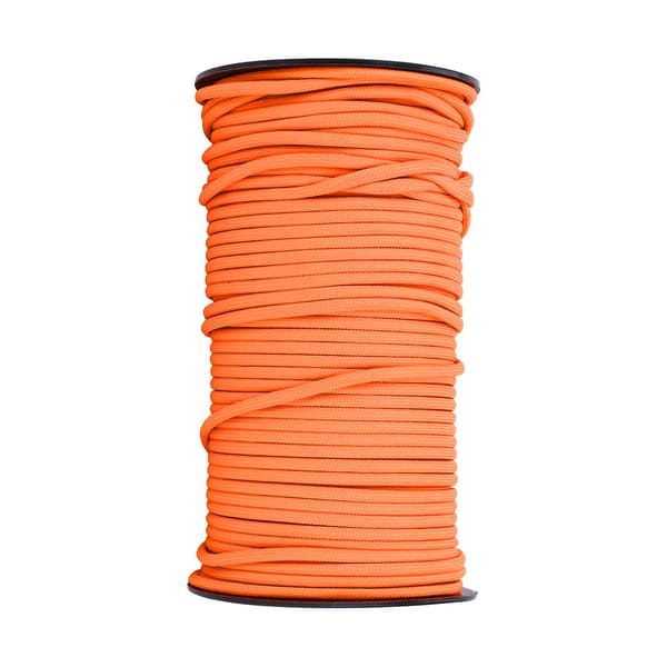 100m 9-trådig 4mm Paracord Rep Snodd Campingrep Orange