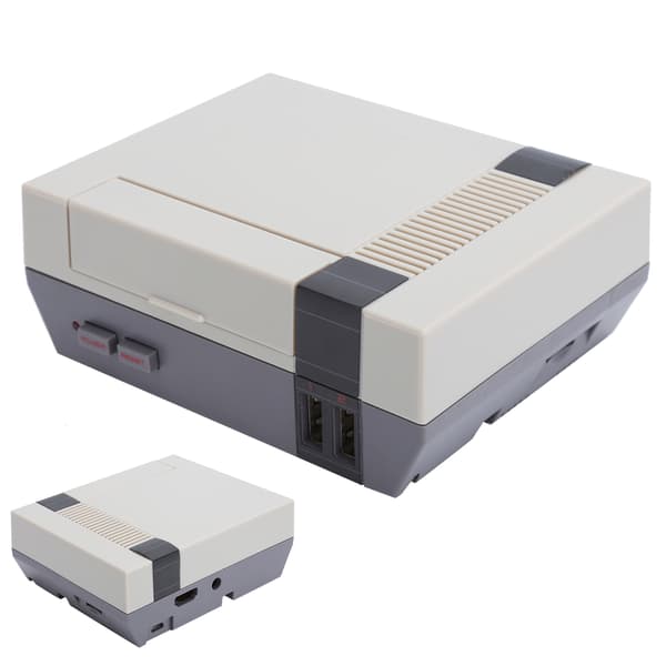 Retro Vintage Spillekonsol Kabinet Boks med Blæser Køleplade til Raspberry Pi 2/3/B+ ABS til PCB