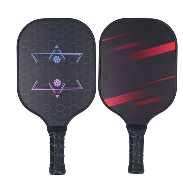 Bärbart Pickleball Racket Set med Glasfiberpaddlar och Polymerkärnbollar