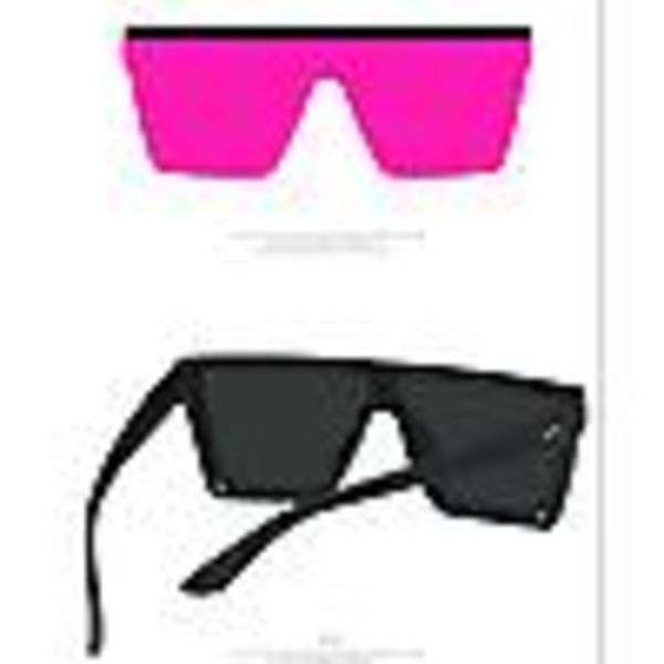 Uusi Trend Large Frame yksiosainen Uv400 aurinkolasit Street Shooting Retro