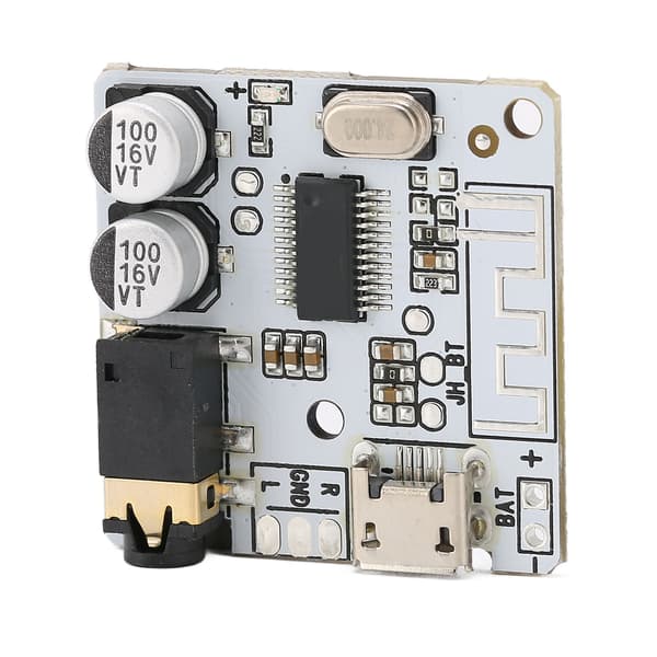 Bluetooth Lydmottakerkort Lossless Stereo Dekoding DIY Bilhøyttalerforsterkermodul med LED-indikator 3,7‑5V