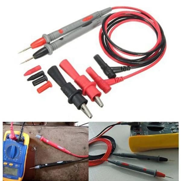 [BQ]8 stk. Multimeter Testkabler Kit Multi Meter Klemmetester Sonde 8 stk.