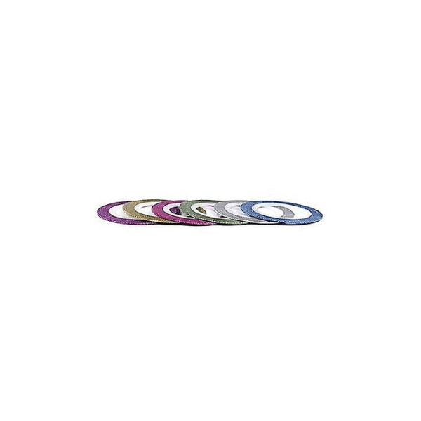 10 ruller Shiny Glitter Striping Tape Line Dekor Sticker Tips Nail Art-1mm