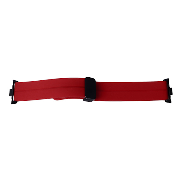 Silikon Magnetisk Foldbar Fleksibel Vandtæt Urrem til Mi Band 8 Pro - Bourgogne