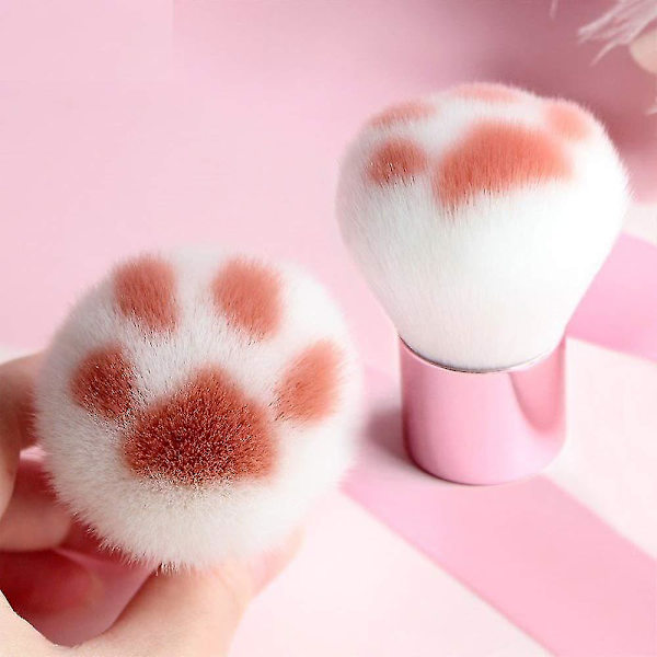 Cute Cat's Paw Makeup Brush Set Velegnet til Foundation Blush