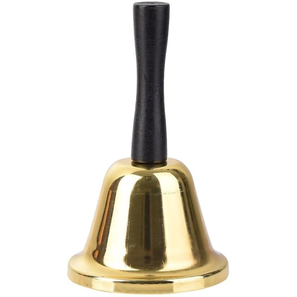 Hand Bell Metal Tea Bell Service Bell Gold Käsi Bell Pe Käsi Bell Vilpitön koti gold 65x120mm