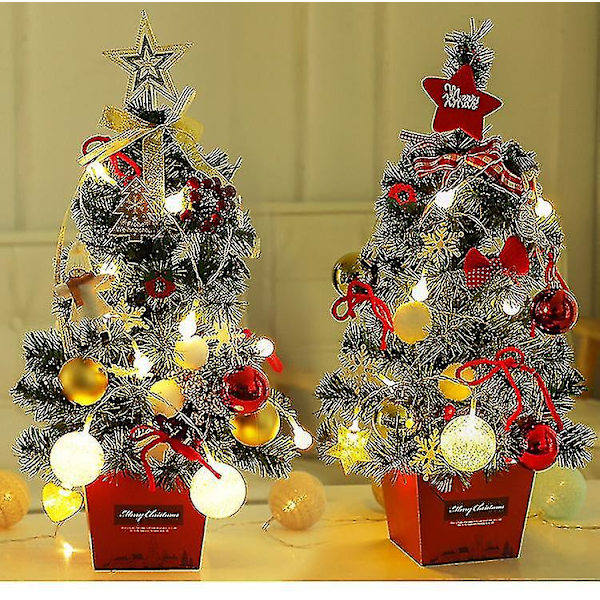 Barsinfi Mini julgran, 50cm julgran med ljus