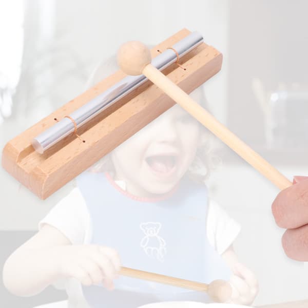 Lasten lyömäsoitintrio, opettavainen musiikkilelu, kello