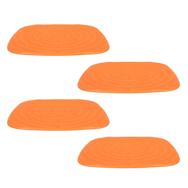 4 st. Kycklingbo-dynor Tvättade Nesting Box Pad Återanvändbara Sängkläder Matta Hönsbädd Box Foder Pad Orange