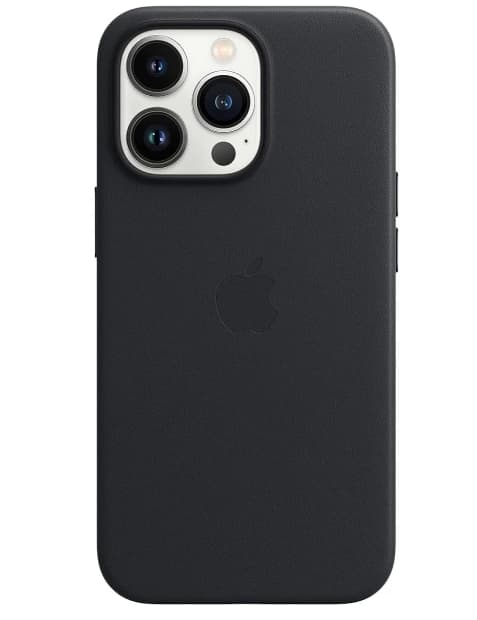 【BQ】Kompatibel med Apple Läderfodral med MagSafe (iPhone 13 Pro) - Midnatt