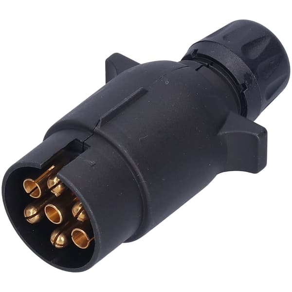 7-pins tilhengerkontakt kabeladapter for campingvogn blinklys bremselys tåkelys sidelys