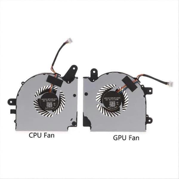 CPU+GPU køleblæser til MSI GF75 MS-17F1 17F2/F4/F5