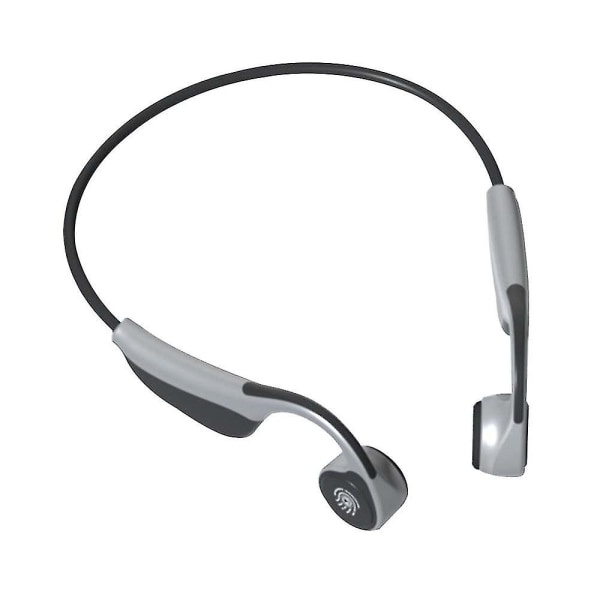 Bone Conduction Hörlurar Open Ear Trådlösa hörlurar med Bluetooth grå grey