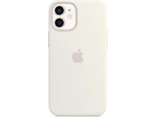 【BQ】Kompatibel med iPhone 12 Mini Silikonfodral White