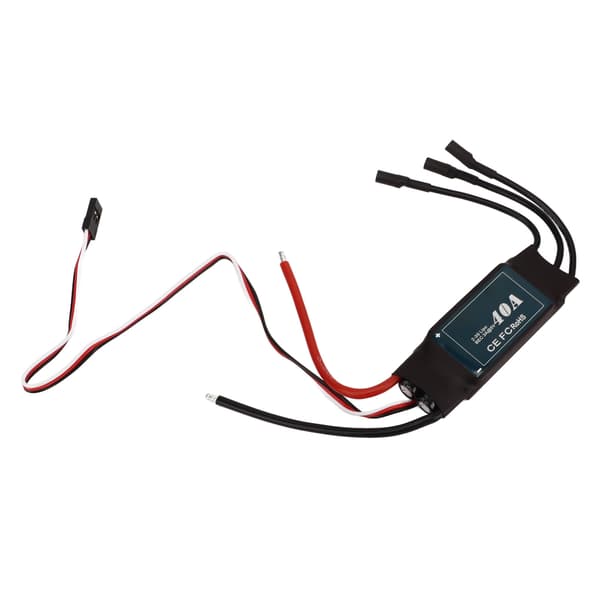 40A RC Børsteløs Motor ESC Elektrisk Hastighetskontroller Erstatning Silikon Kobberform