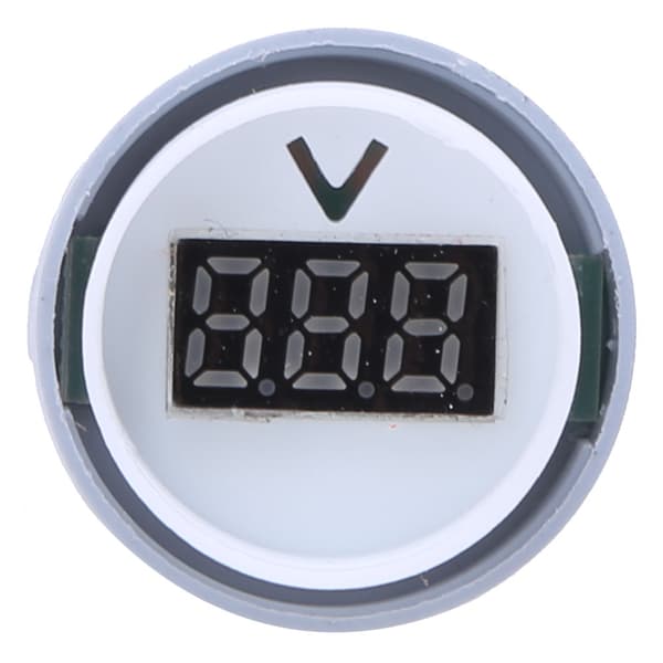 AD16-22DS LED Indikatorlys Digitalt Display Voltmeter AC 60V-500V Spenningsmåler Blå