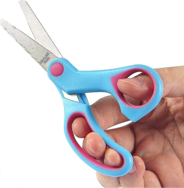【BQ】Plus Fit Cut buede sakser, stor, svart 5 inch