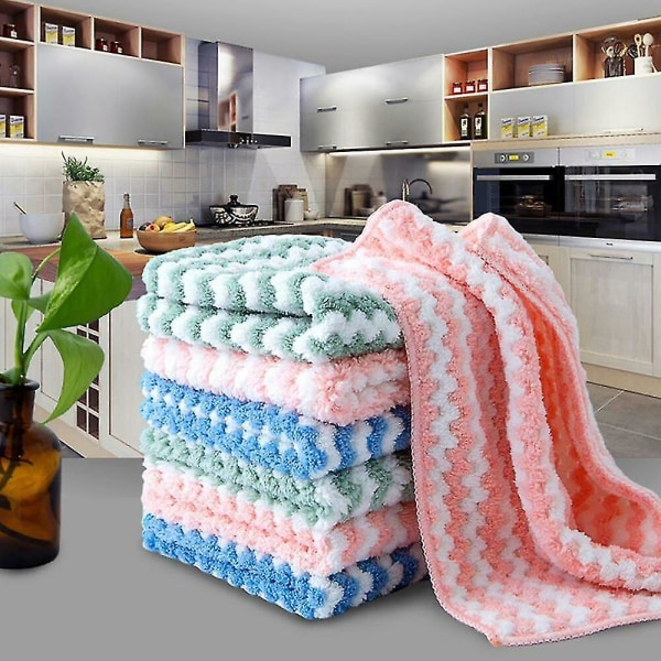 Køkkenhåndklæder og karklude sæt, 9 stk bomuld køkkenhåndklæder sæt